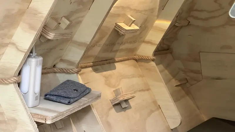 Repisas en la madera